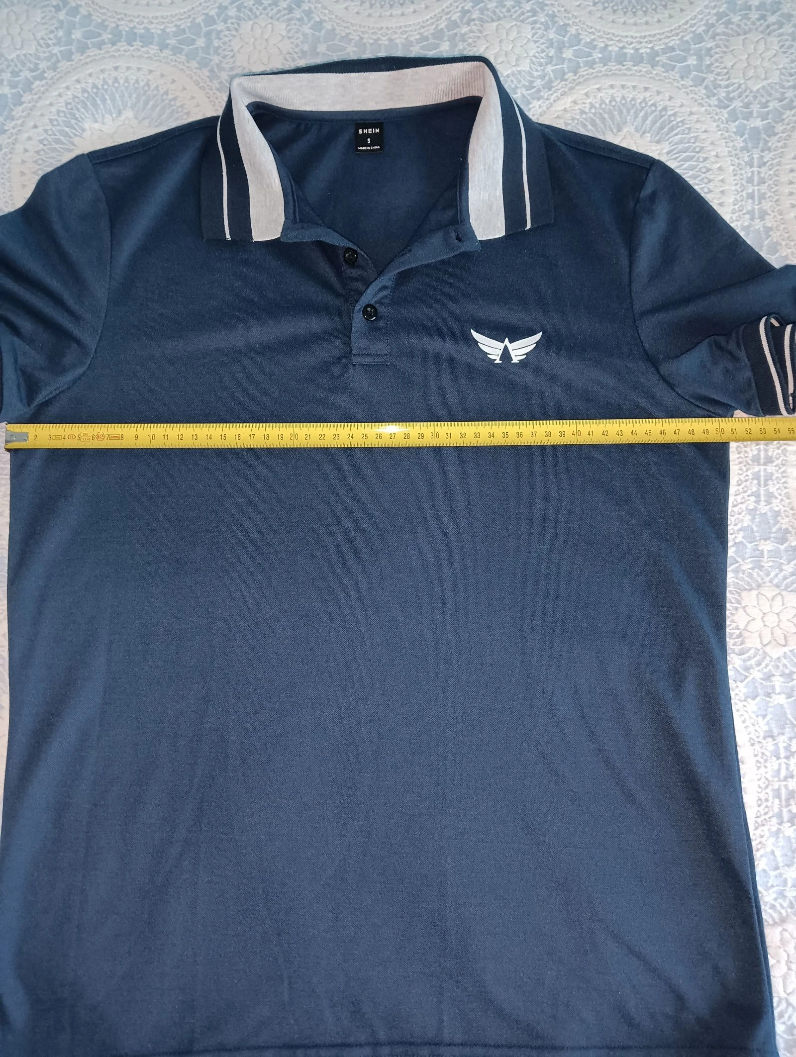 Polo Masculino Azul Escuro  – photo 3